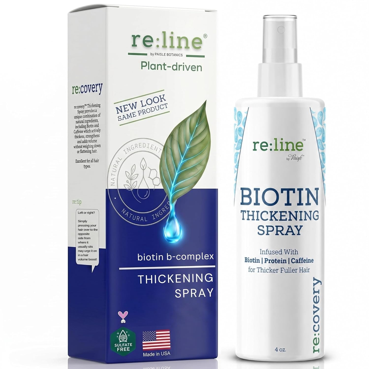 Paisle Botanics Biotin Hair and Scalp Spray bottle