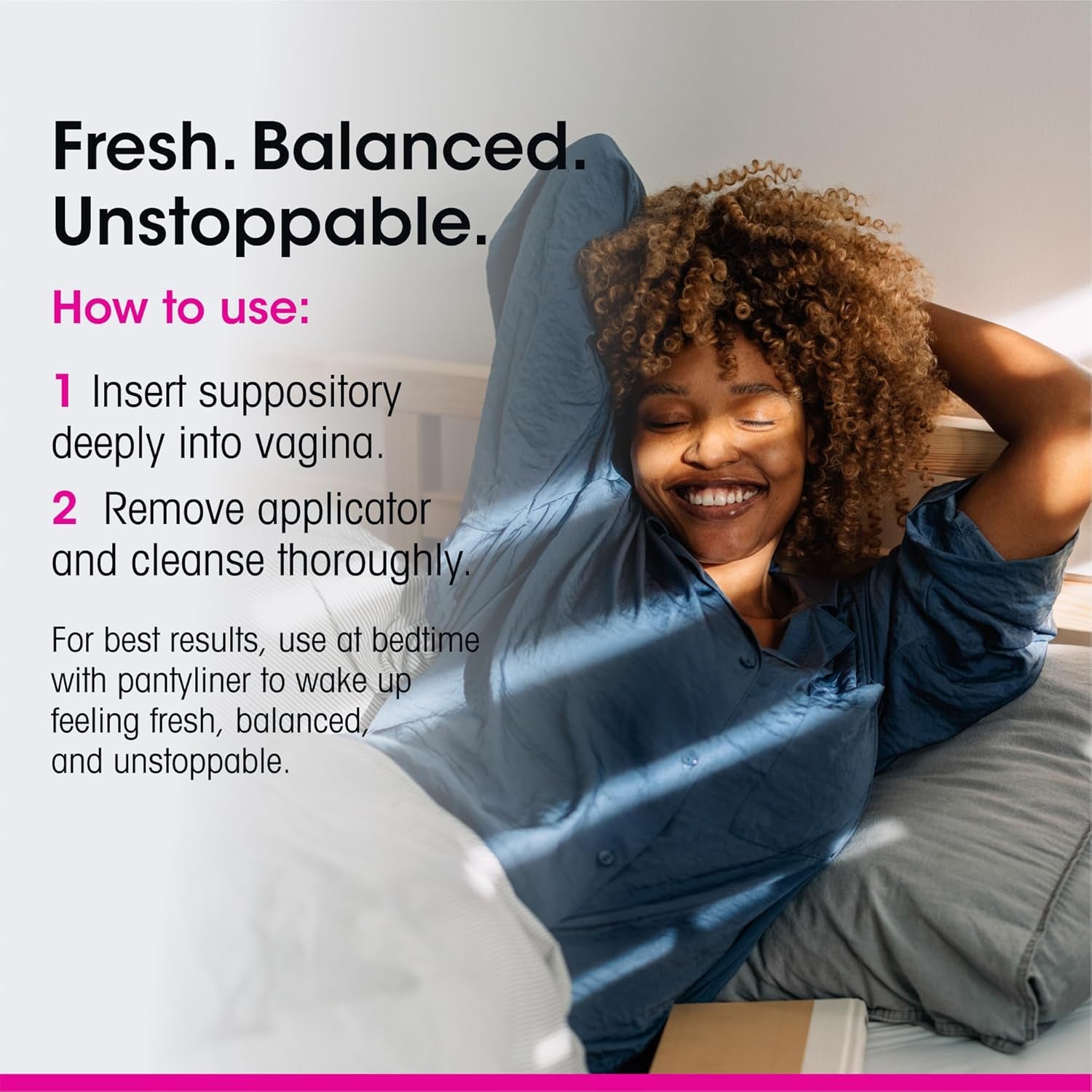 vH Essentials Prebiotic pH-Balanced Vaginal Suppositories – Natural Odour Protection & Vaginal Health Support | 15 Count