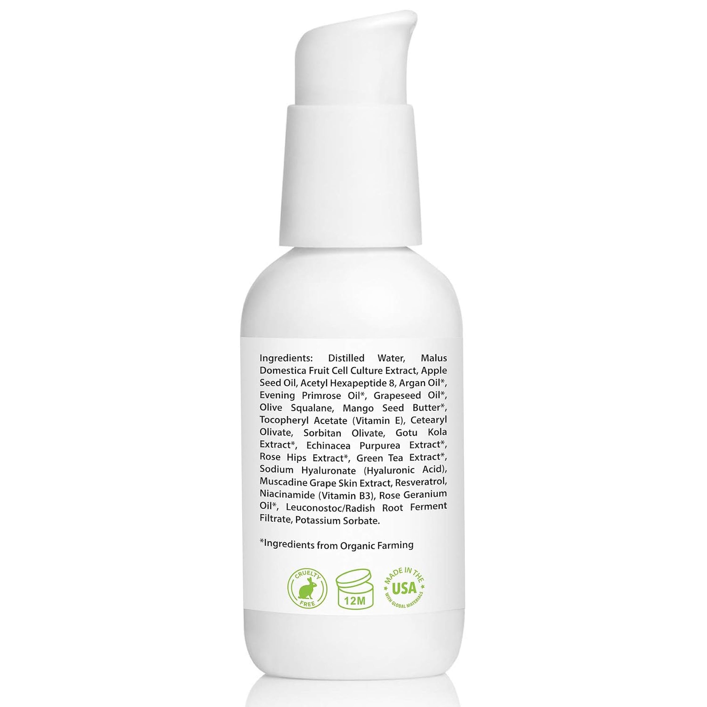 Amara Beauty anti Aging Face Cream Moisturizer with Resveratrol & Peptides, 2 Fl. Oz.