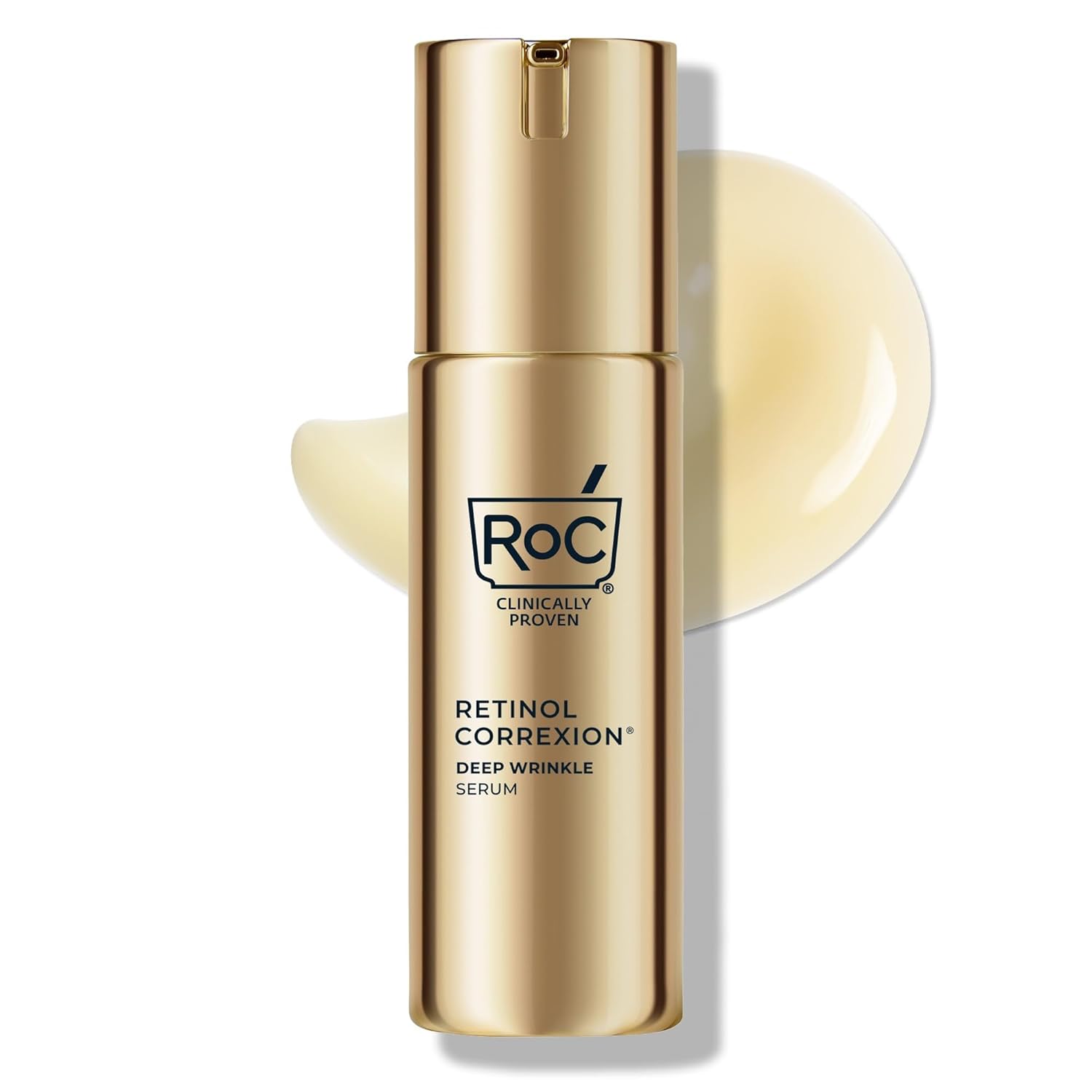 RoC Retinol Correxion Wrinkle Correct Face Serum – 30ml  Clinically Proven Retinol Serum for Deep Wrinkle Reduction