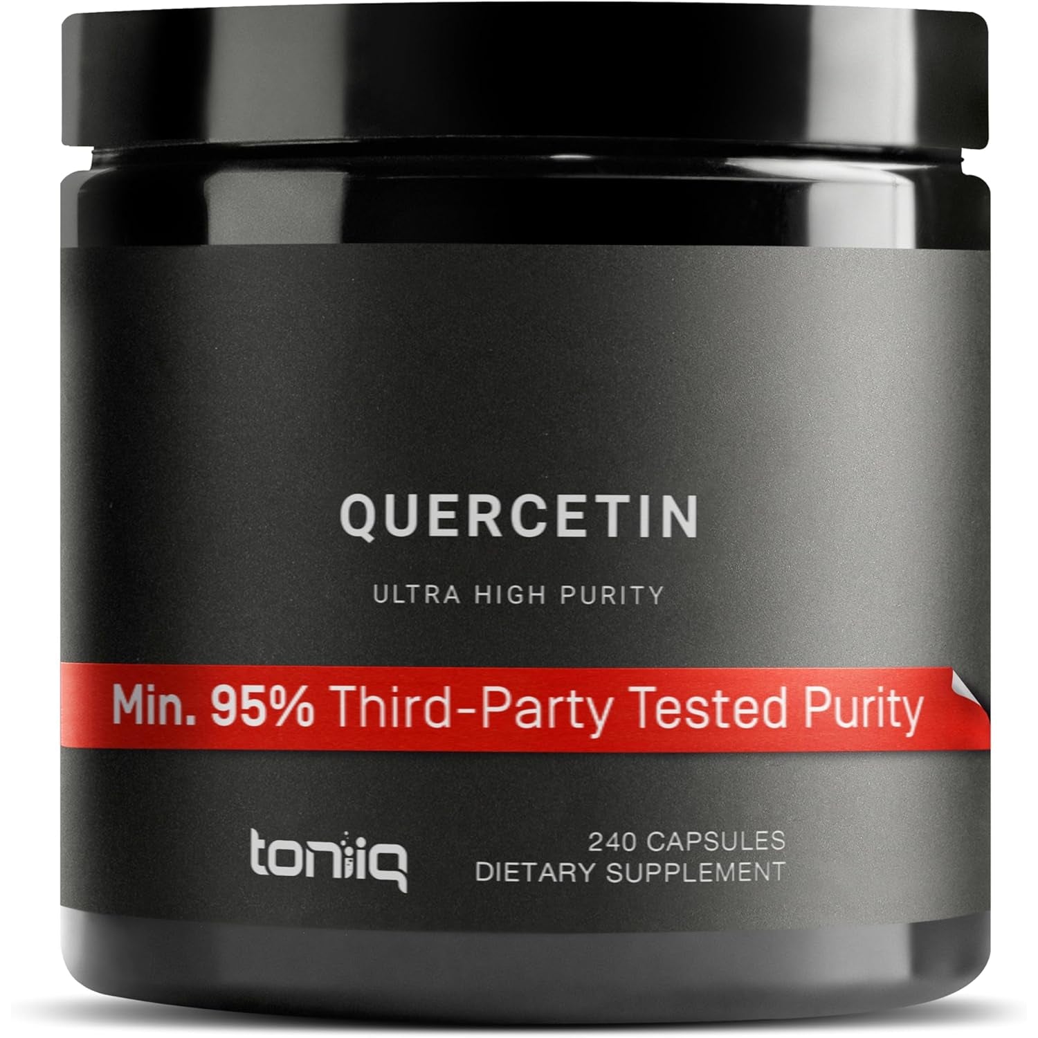 Toniiq Ultra High Purity Quercetin Capsules - 95%+ Highly Purified and Bioavailable - 1000Mg per Serving - 240 Capsules Quercetin Supplement
