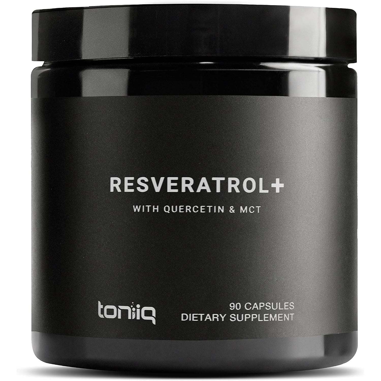 Toniiq 500Mg Resveratrol Blend - Ultra High Purity and 3Rd Party Tested - with MCT Oil for Added Bioavailability - Optimal NAD Supplement