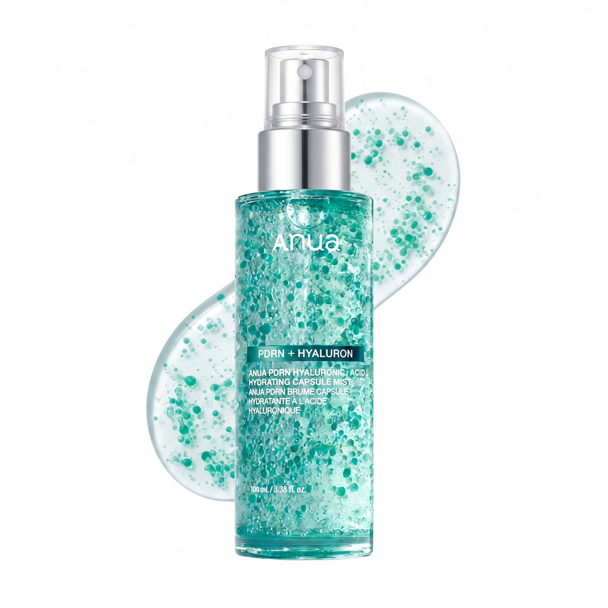 Anua PDRN Hydration & Glow Trio – Hyaluronic 100 Serum, Cream & Capsule Mist
