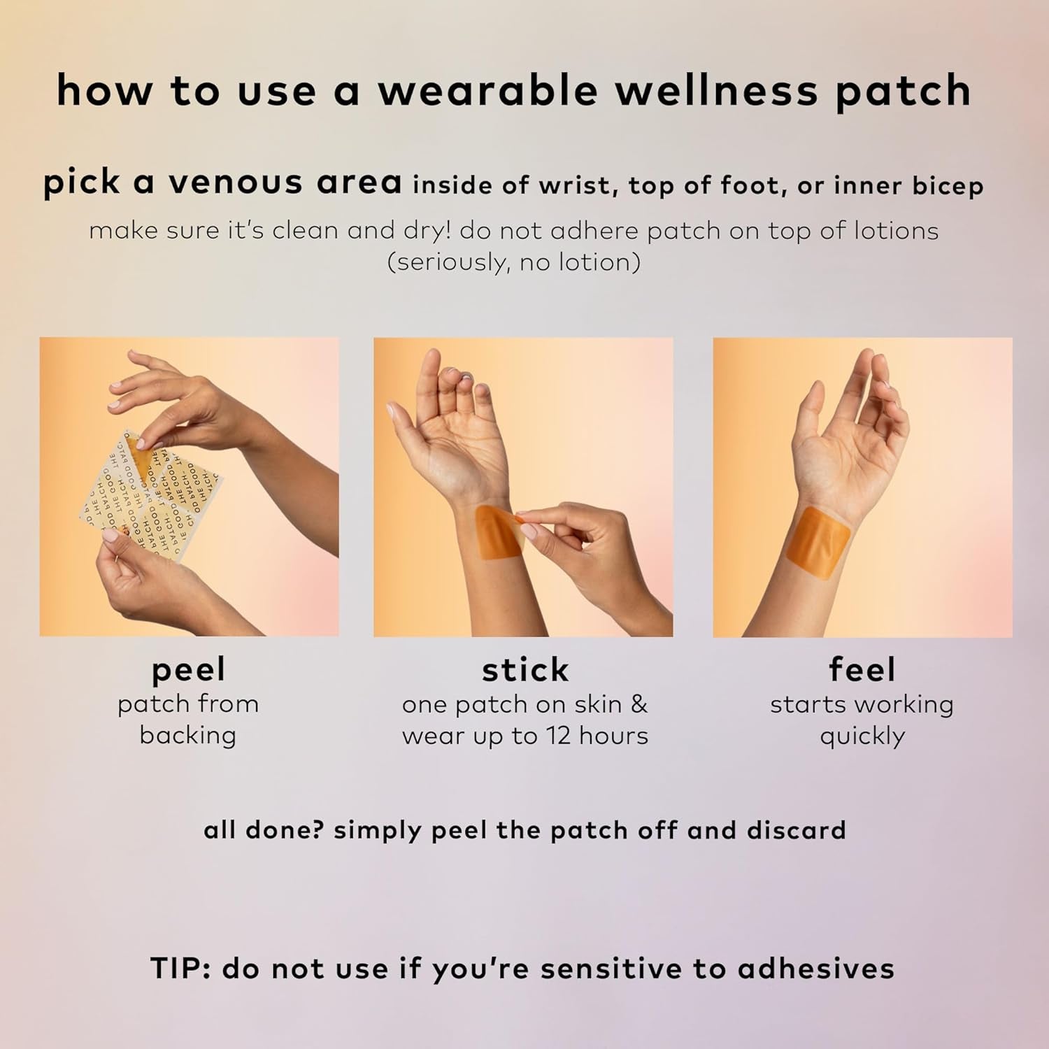 The Good Patch Rescue – 16 Patches | Plant-Powered Recovery Patch with DHM, Green Tea & Vitamin B1