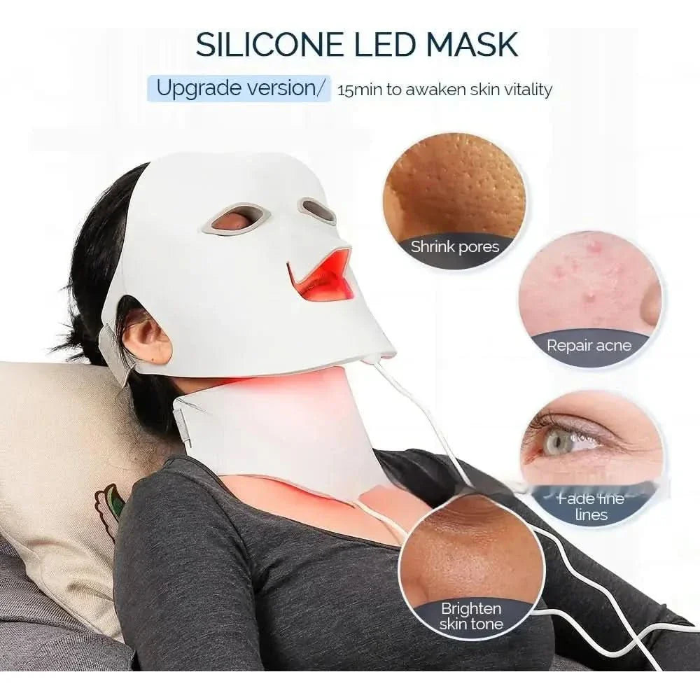 7 - Color LED Silicone Face Mask - Glam Global UKGlam Global UK