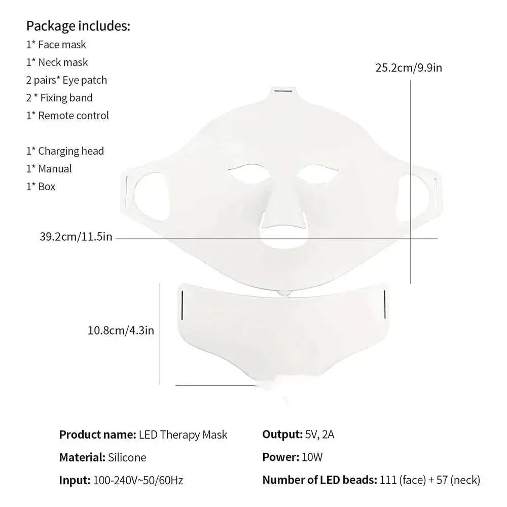 7 - Color LED Silicone Face Mask - Glam Global UKGlam Global UK