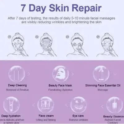7 - in - 1 Facial Lifter and Massager: Restore Youthful Glow &amp; Firmness - Glam Global UKGlam Global UK