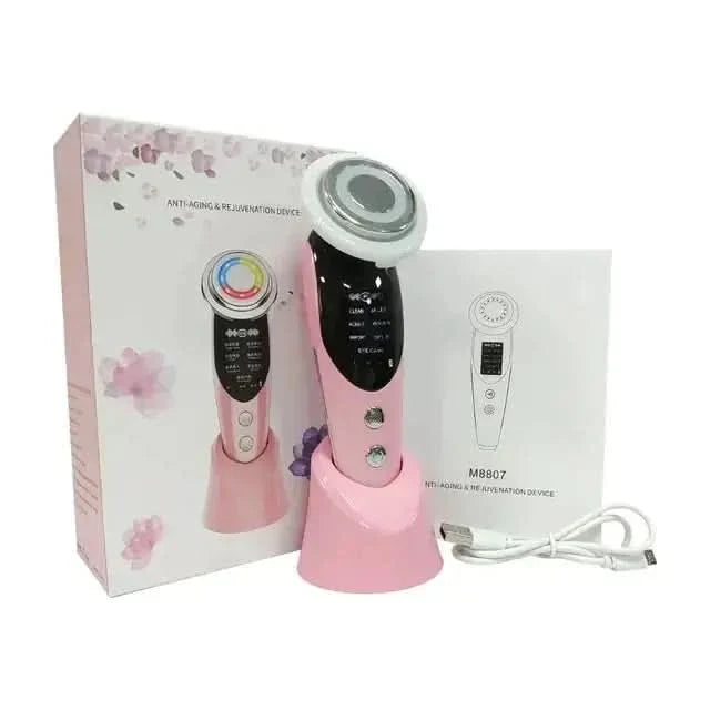 7 - in - 1 Facial Massager – Advanced Anti - Aging Therapy & Skin Rejuvenation - Glam Global UKGlam Global UK