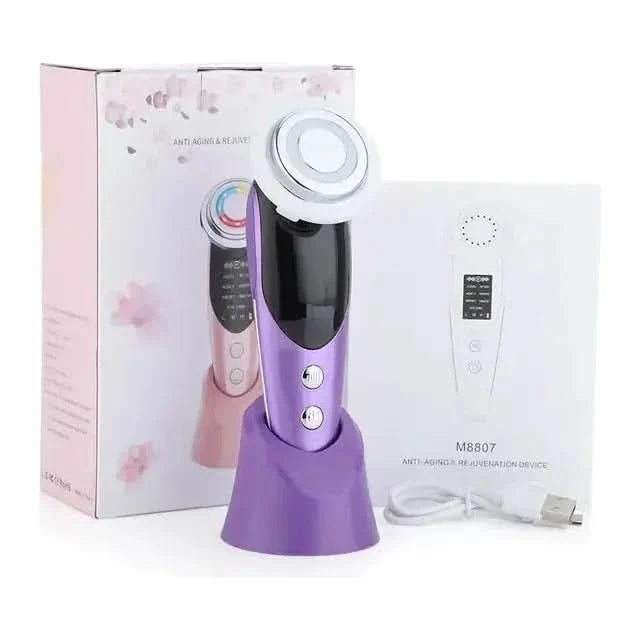 7 - in - 1 Facial Massager – Advanced Anti - Aging Therapy & Skin Rejuvenation - Glam Global UKGlam Global UK
