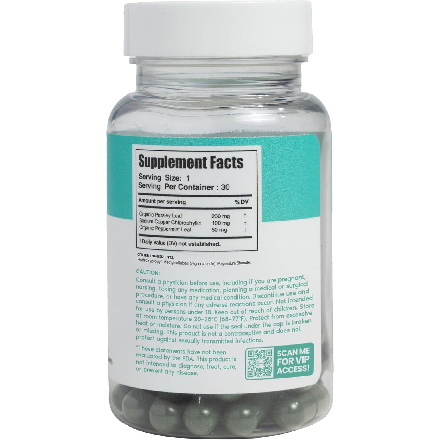 Her Fantasy Box | Body Magic | Chlorophyll Capsules - 30 Vegan Capsules for Detox, Digestion, Gut Health, Skin Support, and Oily Skin - Natural Energy Booster