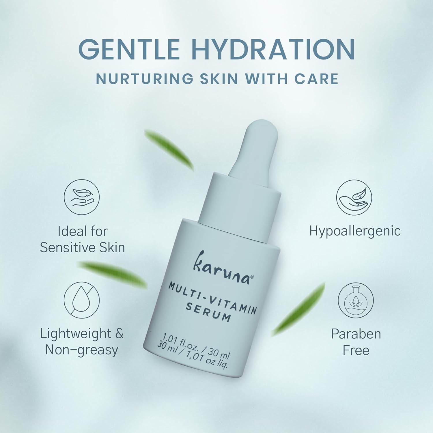 Karuna MULTI-VITAMIN Serum – 30ml | Radiance-Boosting Daily Serum with Clean, Certified Ingredients