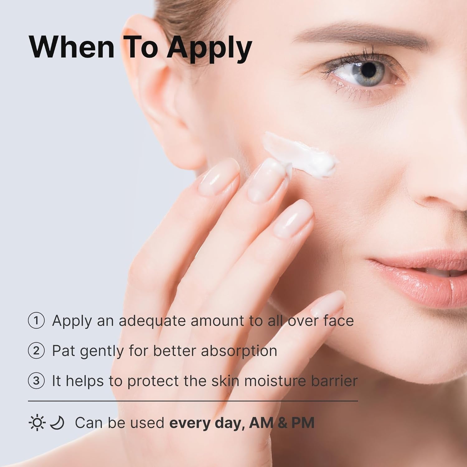 PURE K Panthenol 10% CICA Repair Cream – Clinically Tested Barrier Recovery Moisturizer for Sensitive, Post-Blemish & Redness-Prone Skin, Fragrance-Free & Vegan, Korean Skincare (2.7 Fl Oz / 80Ml)