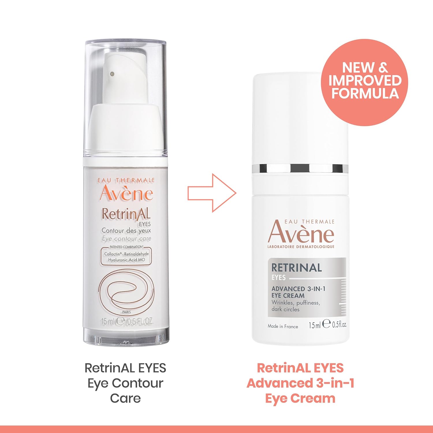 Avène Retrinal Eyes – 0.5 fl oz (15ml) | Anti-Aging Eye Contour Treatment
