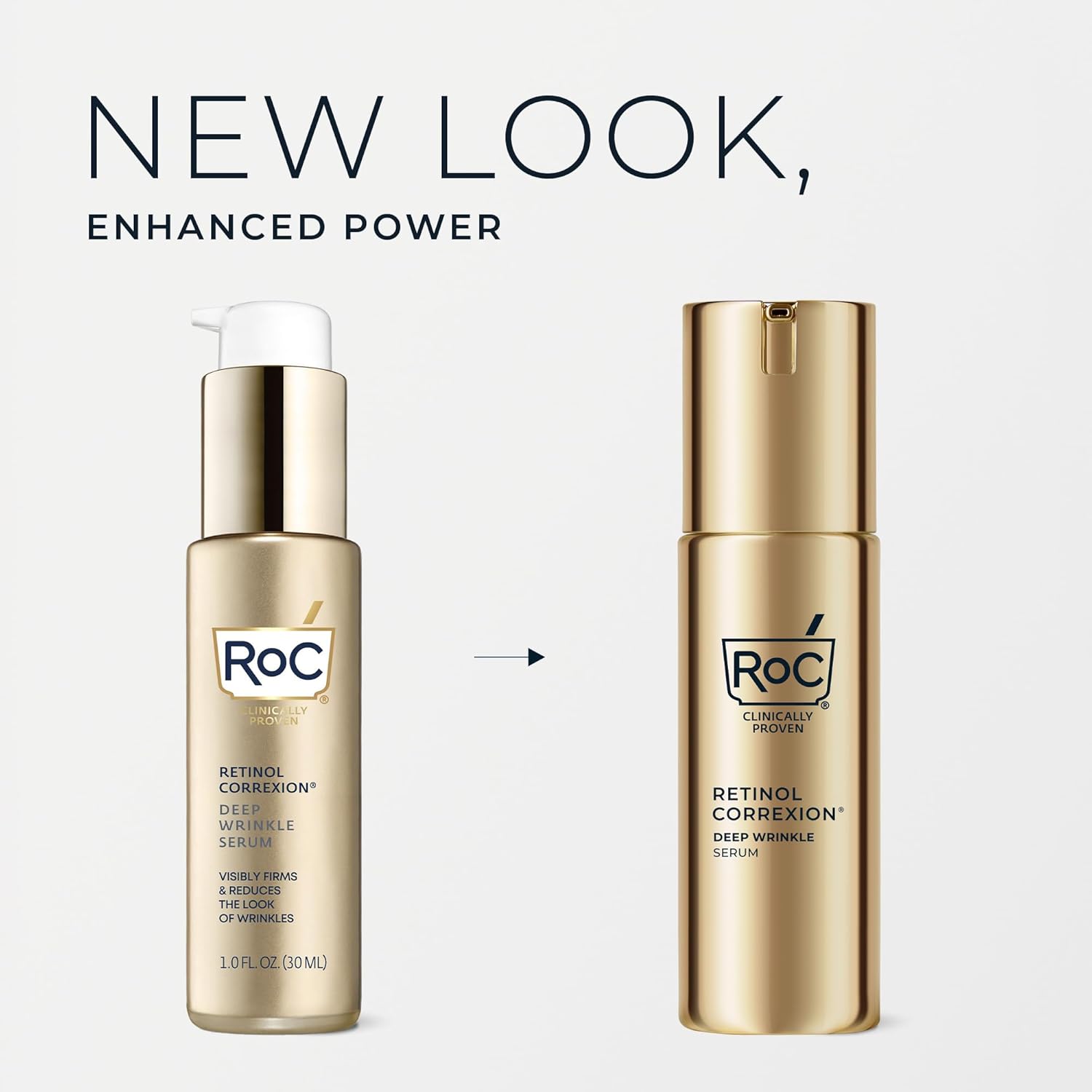 RoC Retinol Correxion Wrinkle Correct Face Serum – 30ml  Clinically Proven Retinol Serum for Deep Wrinkle Reduction