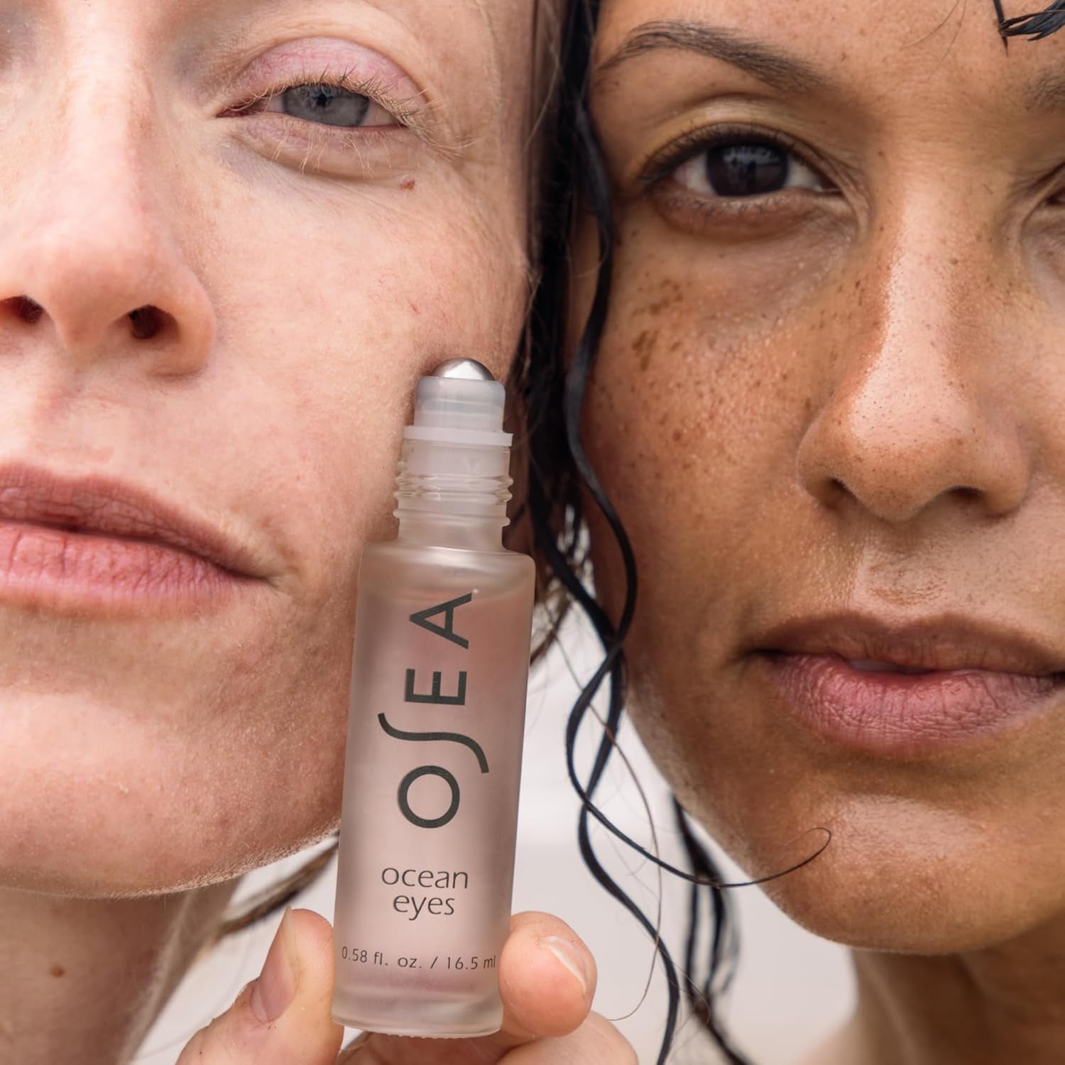 OSEA Ocean Eyes® Age-Defying Eye Serum - for Dark Circles, Puffiness - Cooling Roller Ball Applicator - Hyaluronic Acid, Peptides - Clean Skincare - Vegan & Cruelty-Free Anti-Aging under Eye Treatment