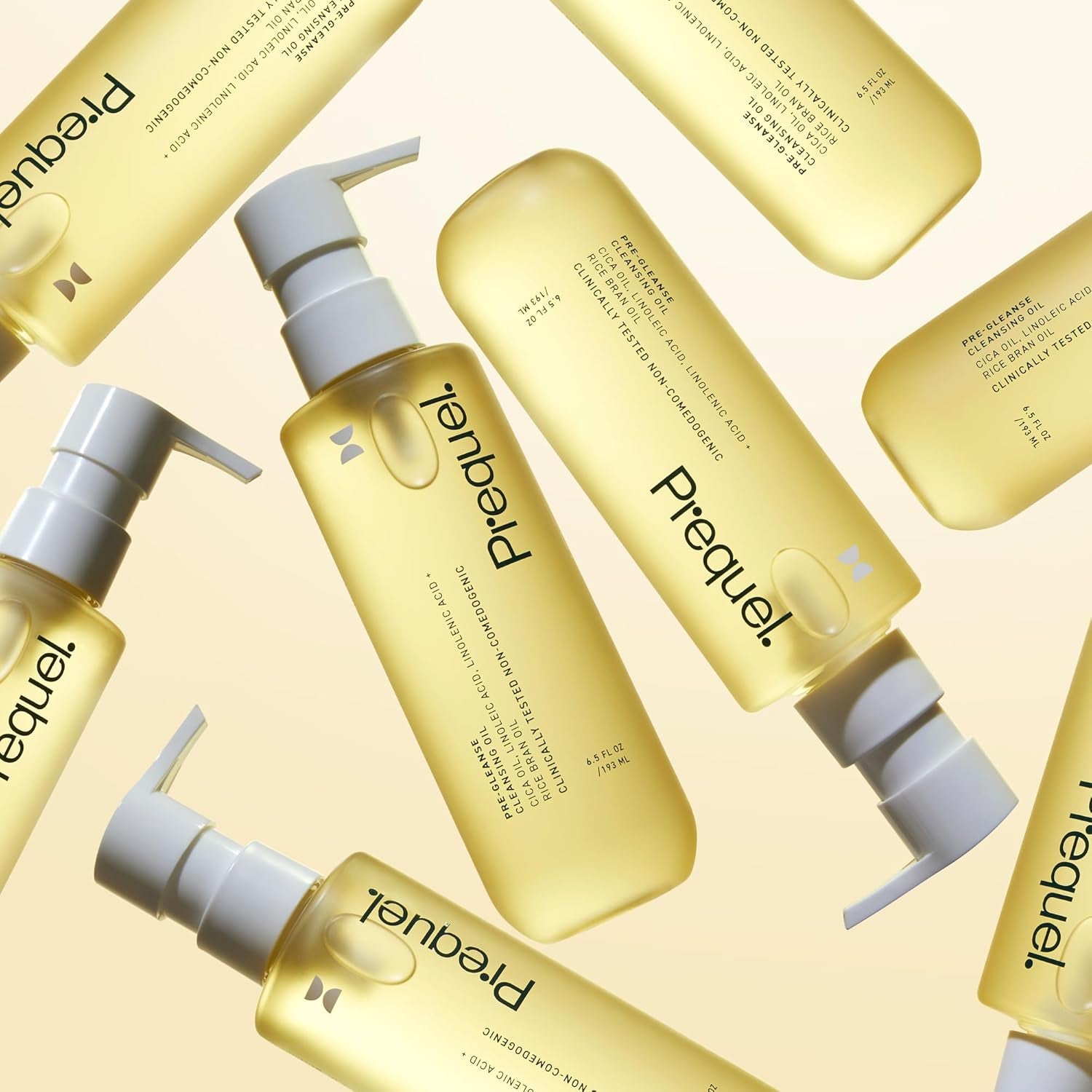 Prequel Skin Pre-Gleanse Oil Cleanser for Face. Double Cleansing Oil Skincare for Women with Cica and More. Non-Comedogenic Makeup Remover. Unscented Gentle Formula for All Skin Types. 6.5Oz