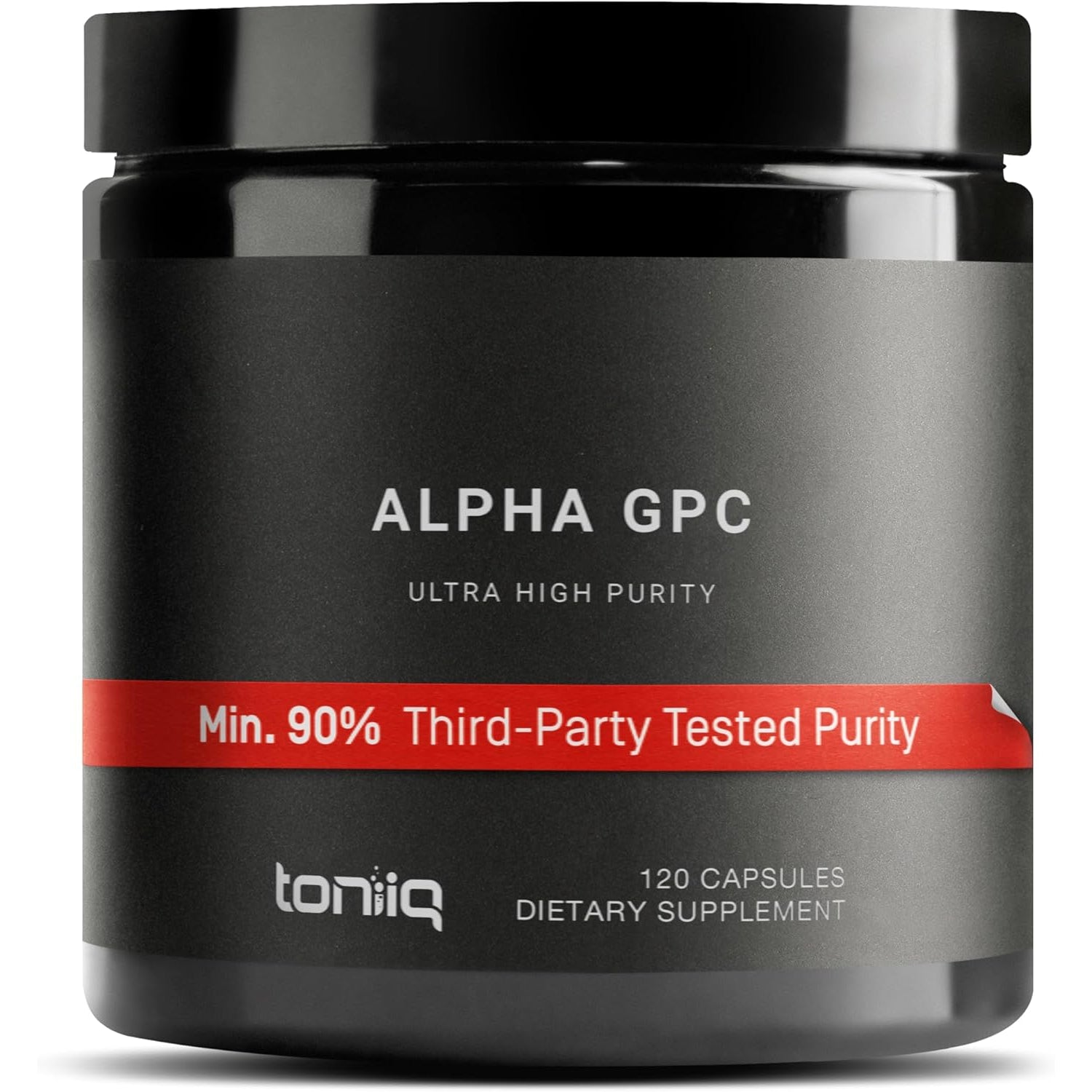 Toniiq Ultra High Purity Alpha GPC Capsules - 600Mg Concentrated Formula - 90%+ Highly Purified and Bioavailable Nootropic - 120 Capsules Alpha GPC Supplement