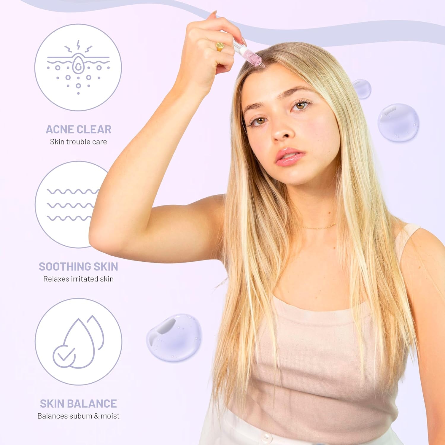 BRÜUN AC-Control Clear & Pure Vita Plus Ampoule – 35ml | Micro-Needling Korean Booster Serum for Face & Body | Use With or Without Derma Pen