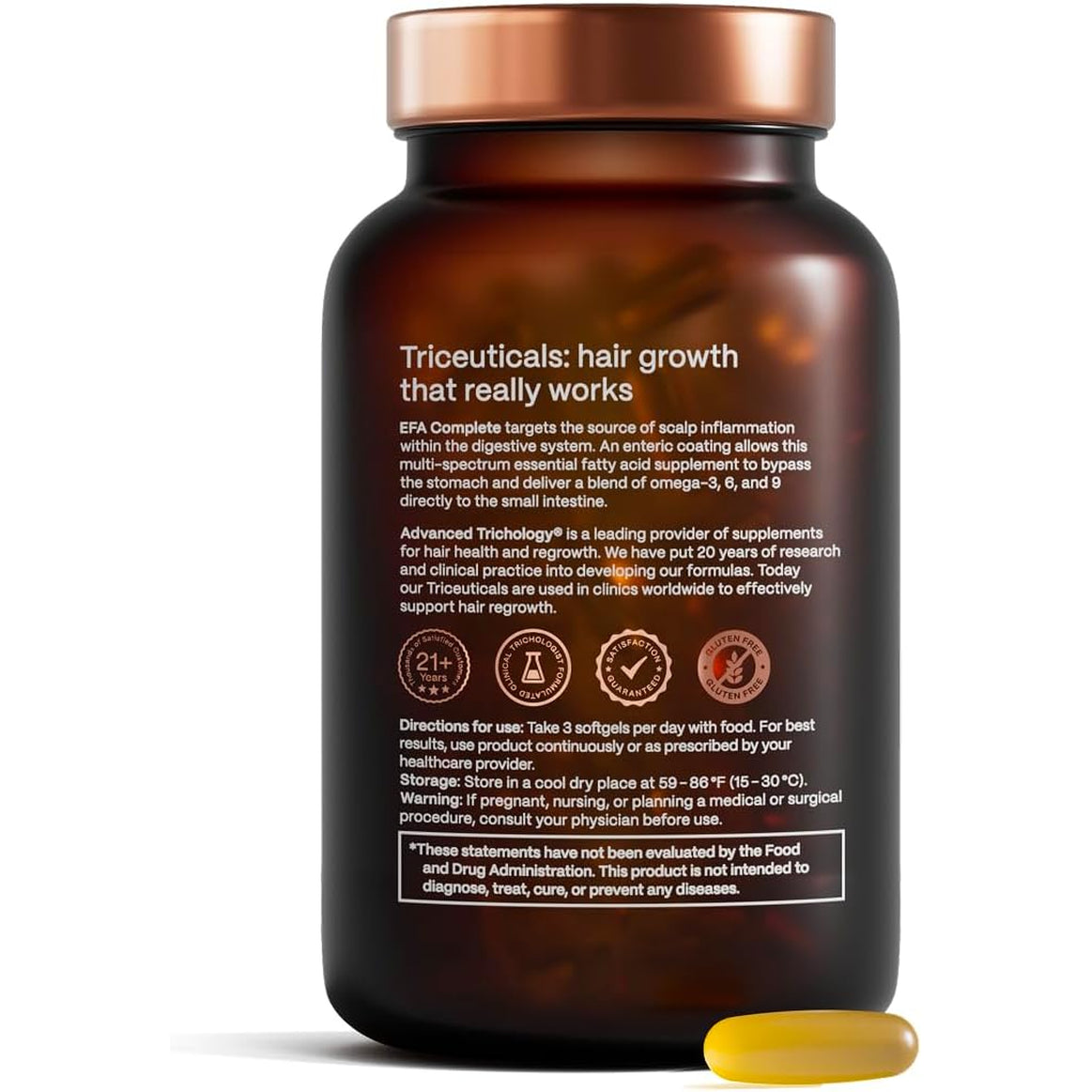 EFA Complete with Optimal Omega 3 6 9 Levels of Potency Flax Oil, Fish Oil, Borage Oil, and Evening Primrose Oil 800Mgs (90Count) 3Rd Party Tested - High in GLA and 369 Omegas