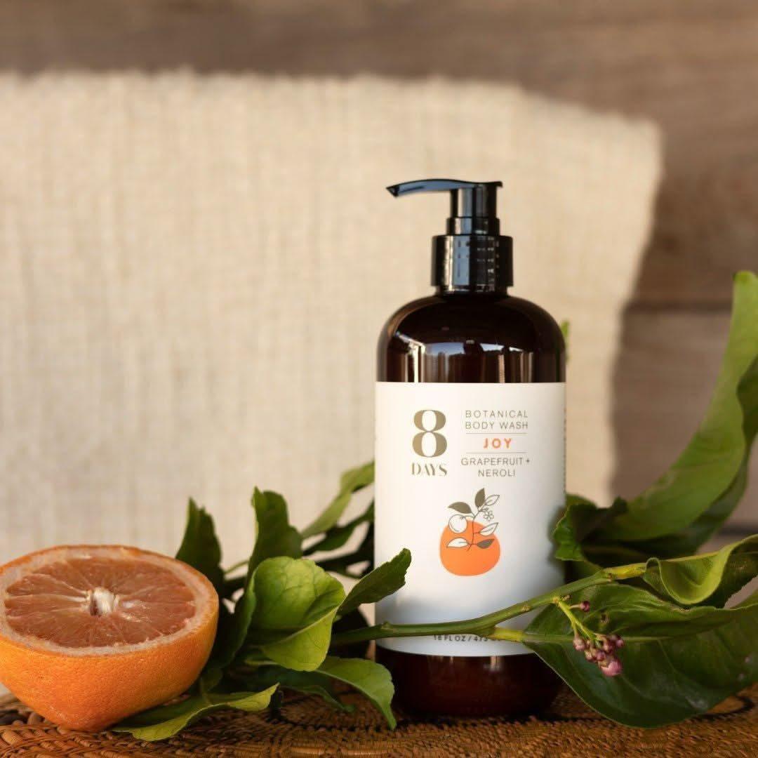8 Days Botanical Body Wash - 273ml - Glam Global UK8 Days