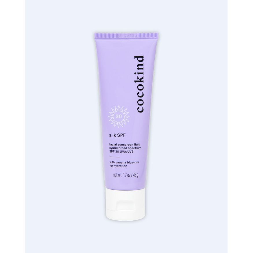 Cocokind Silk SPF 30 | Protector solar híbrido ligero mineral y químico