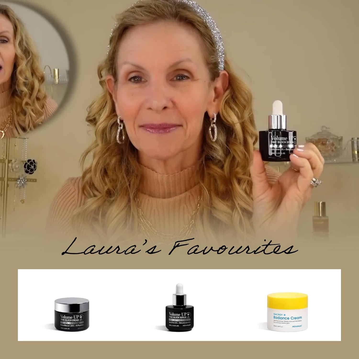Volume up Time Block Serum | Volufiline Serum for Skin Volume | 5% Volufiline + 40% Beta Glucan | Botox in a Bottle | Plumps Skin by Stimulating Fat Cells | Anti-Aging Topical Filler