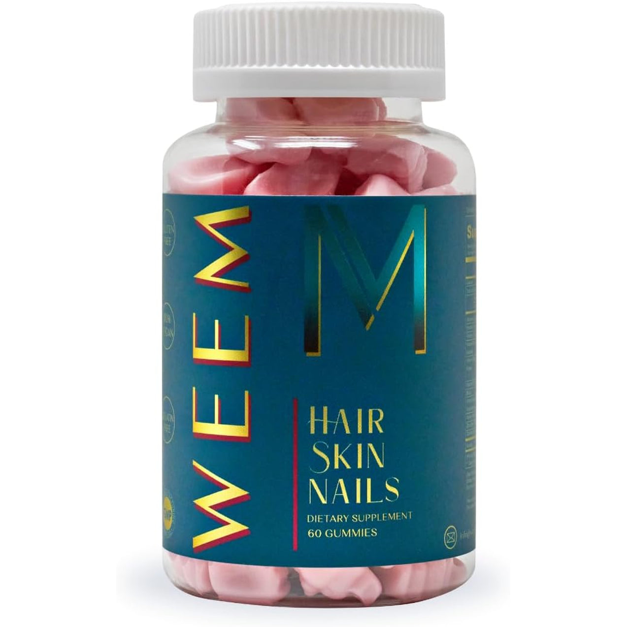 WEEM Hair, Skin and Nails vegan biotin gummies