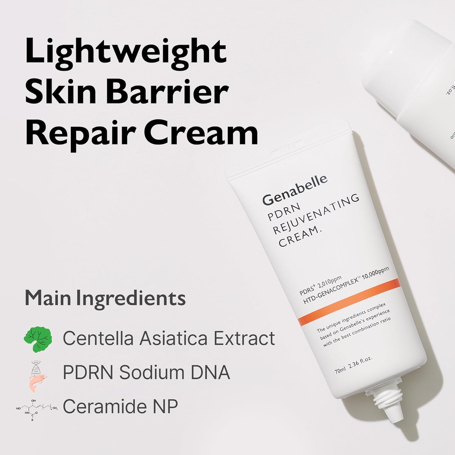 Genabelle PDRN Rejuvenating Cream – 70ml | DNA Repair & Deep Hydration for Glowing, Resilient Skin