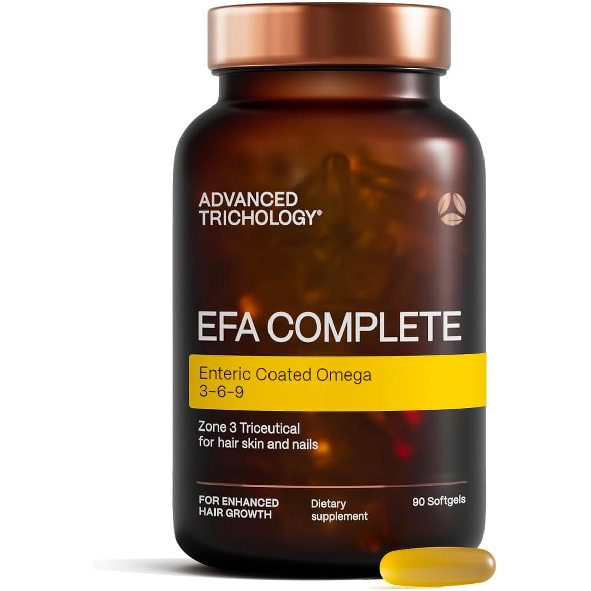 EFA Complete with Optimal Omega 3 6 9 Levels of Potency Flax Oil, Fish Oil, Borage Oil, and Evening Primrose Oil 800Mgs (90Count) 3Rd Party Tested - High in GLA and 369 Omegas