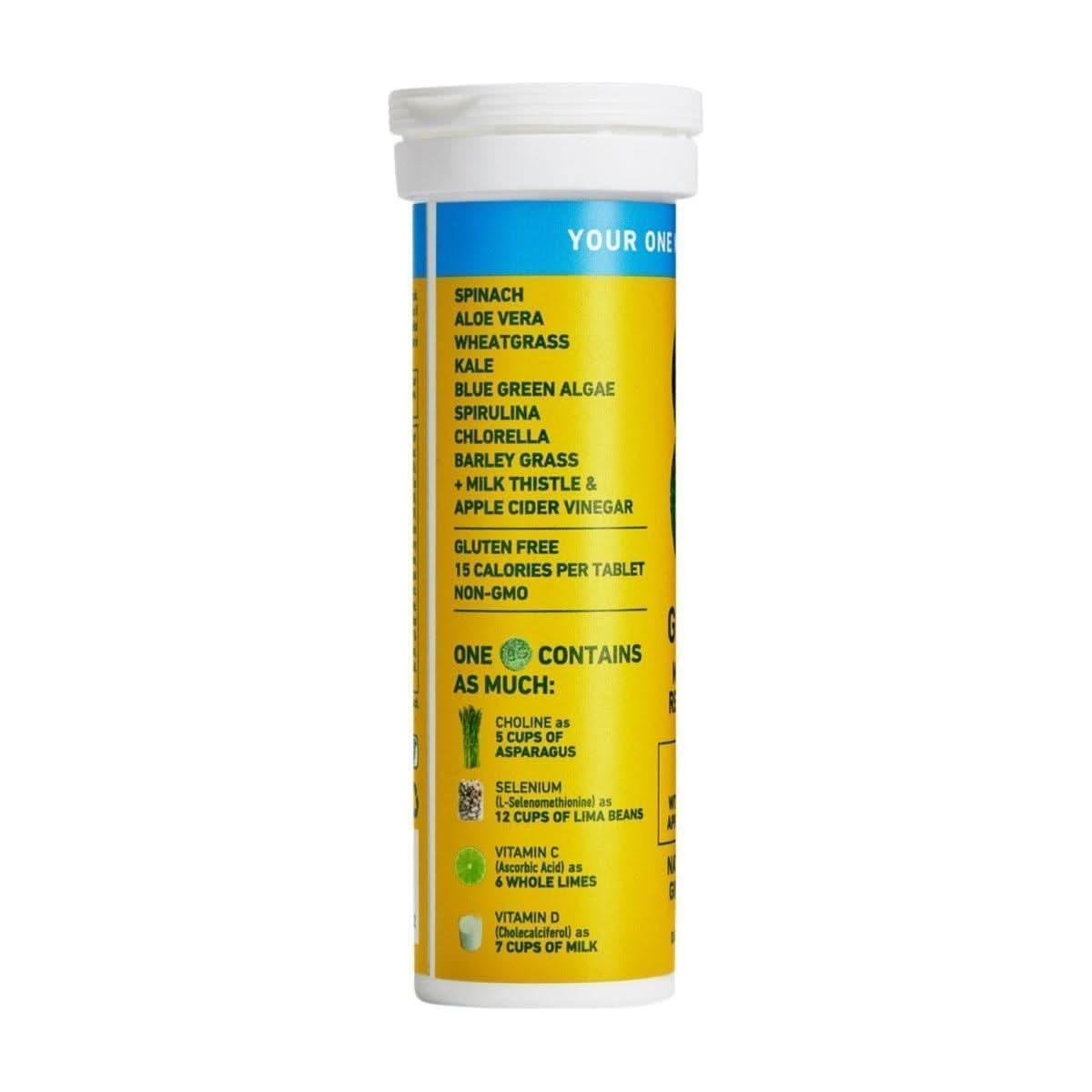 8Greens Detox Fizzy Tablet Lemon Ginger - 10 Count - Glam Global UK8Greens