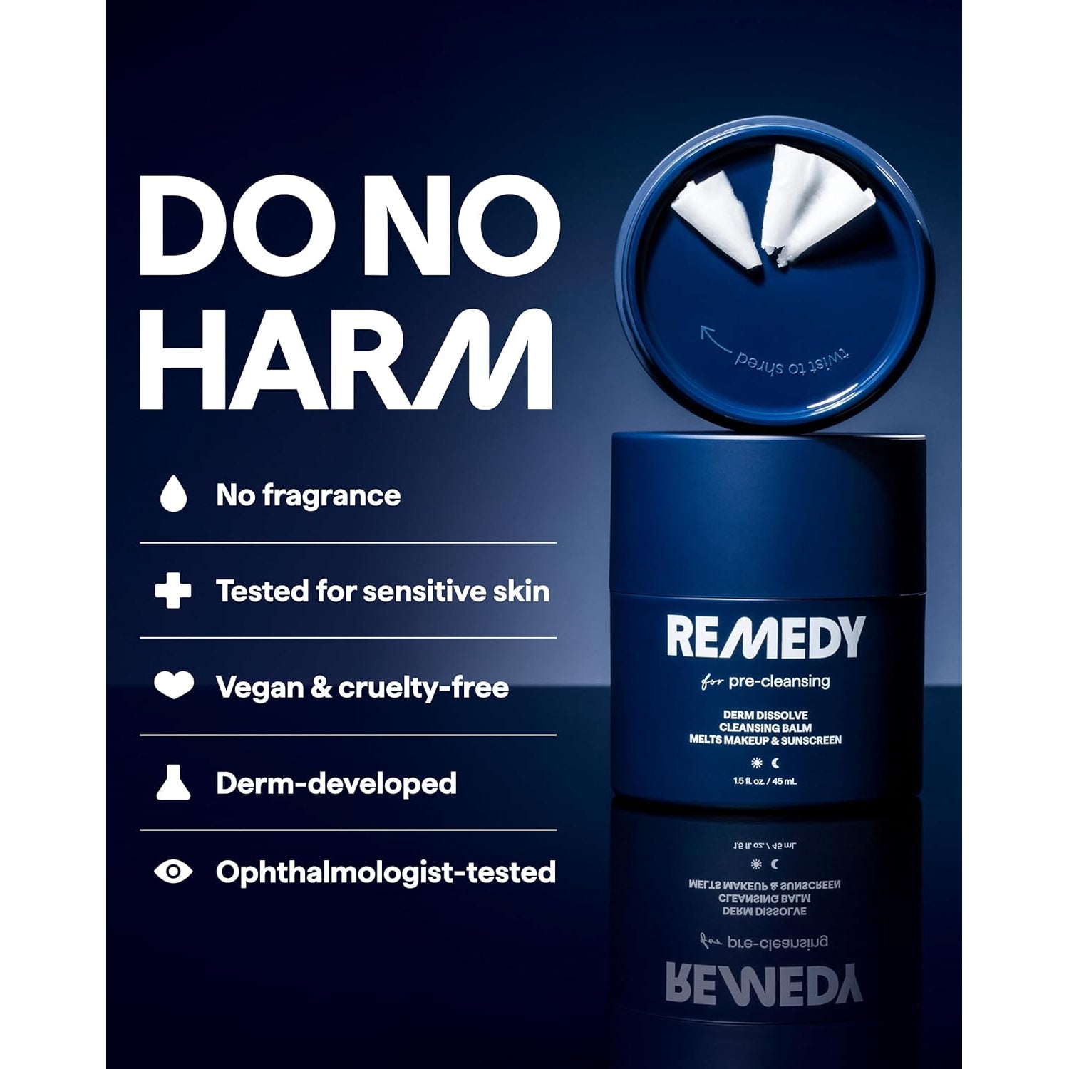 Remedy for Pre-Cleansing  Melts Makeup and Sunscreen - 45ml