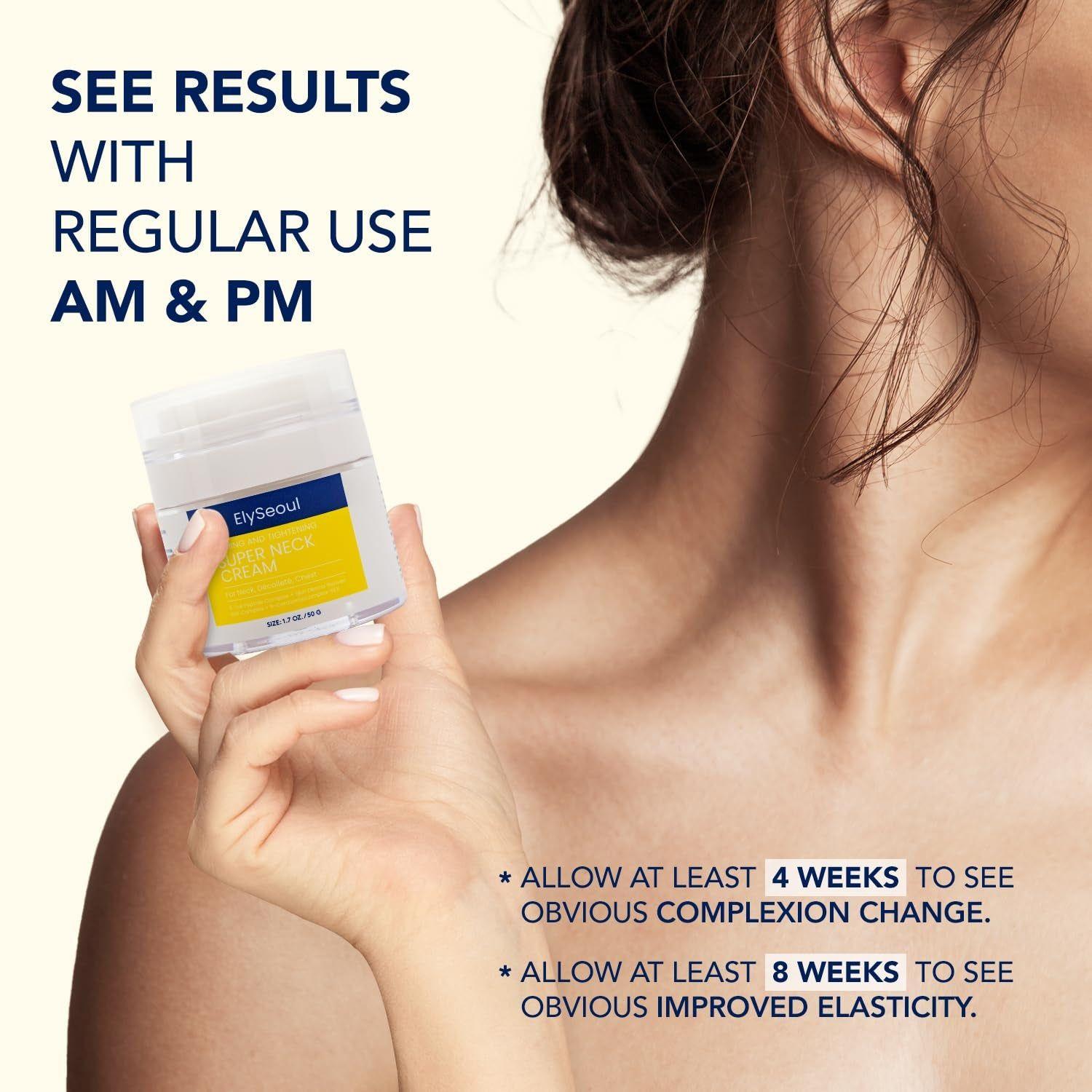 ElySeoul Firming & Tightening Super Neck Cream – 50g | Advanced K-Beauty Lifting Formula