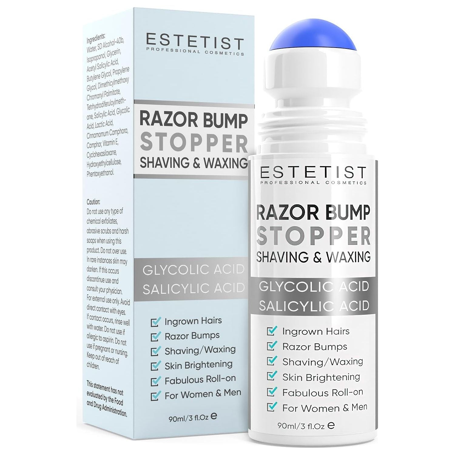 ESTETIST Razor Bump Stopper (Original Scent) – 90ml | Ingrown Hair & Dark Spot Solution