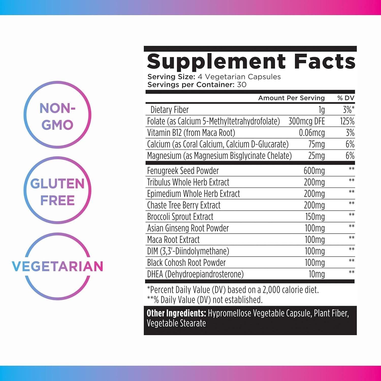 Livingood Daily Women's Hormone Support+ – 120 Capsules | 14-in-1 Formula for Hormonal Balance & Well-Being
