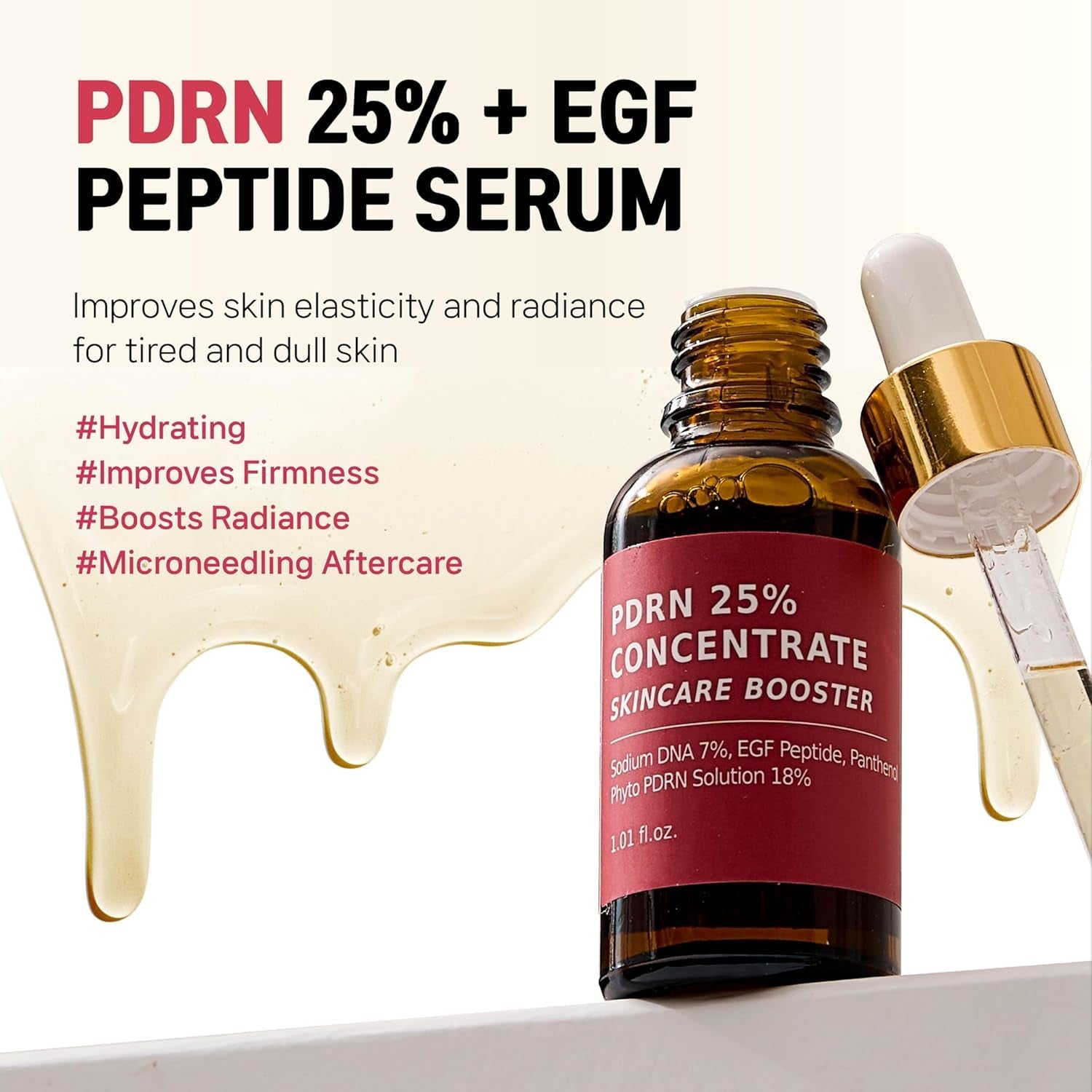Cleosis Salmon DNA PDRN 250,000ppm Serum – EGF Peptide & 25% Growth Factor Anti-Ageing Booster | Microneedling Compatible | 30ml | Korean Skincare