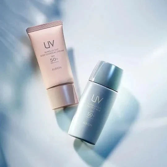 Albion Super UV Cut Mineral Sunscreen & Makeup Base SPF50+ – 40g | Fórmula ligera y de alta protección