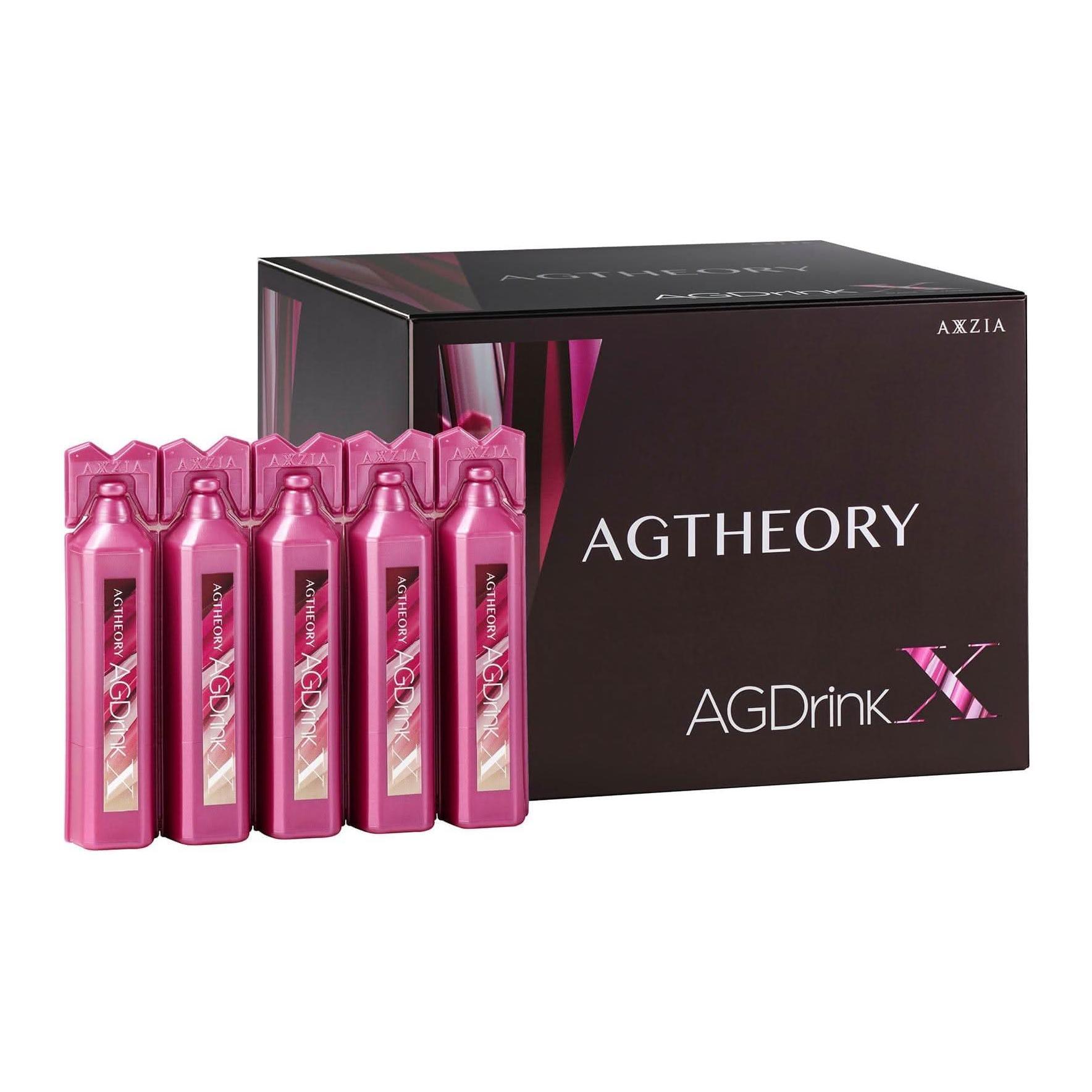 AXXZIA AG Theory AG Drink X – 30 botellas | Suplemento de colágeno para energía y belleza