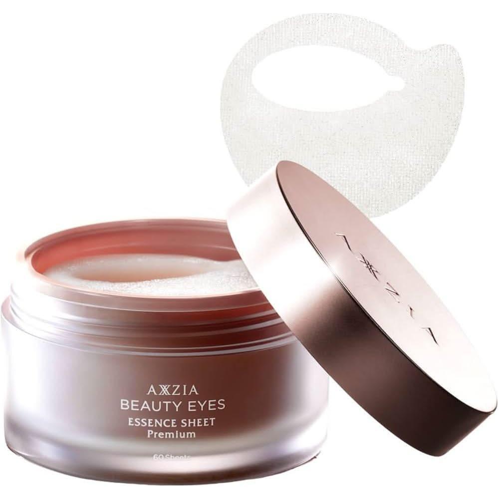 AXXZIA Beauty Eyes Essence Sheet Premium – 60 hojas | Mascarilla rellenadora para el contorno de ojos