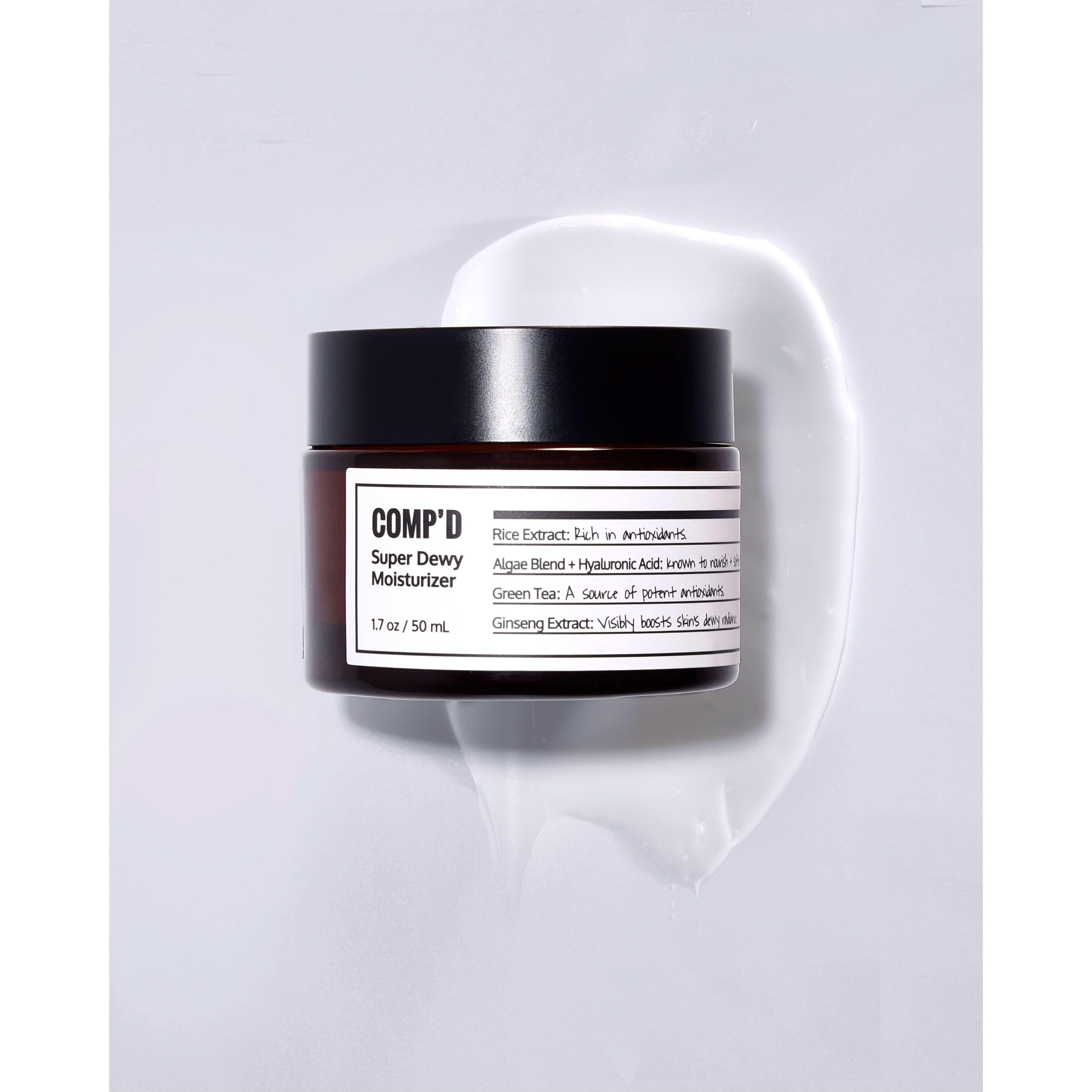 Crema hidratante superrocío Comp'd - 50ml | Crema iluminadora hidratante y rica en antioxidantes