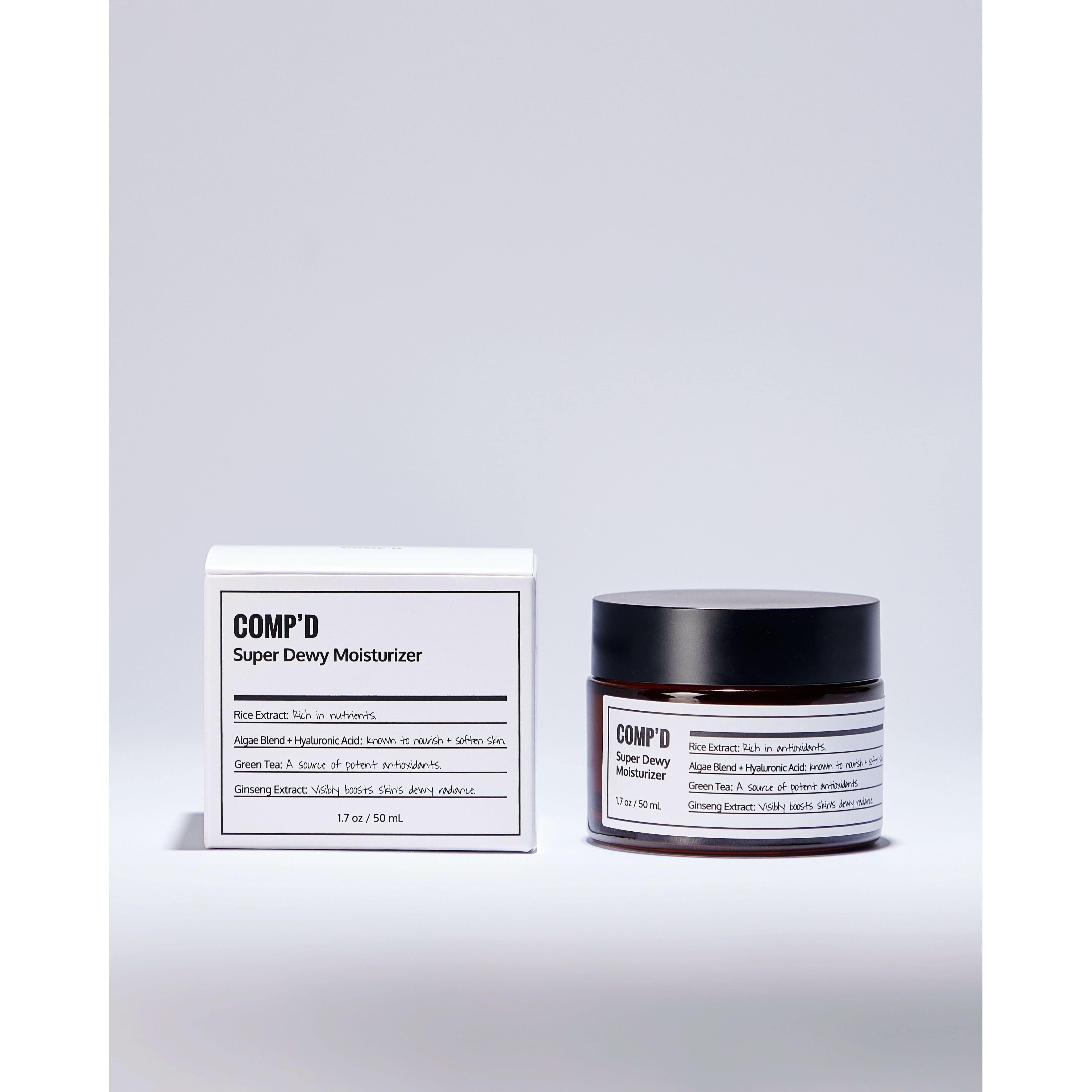 Crema hidratante superrocío Comp'd - 50ml | Crema iluminadora hidratante y rica en antioxidantes