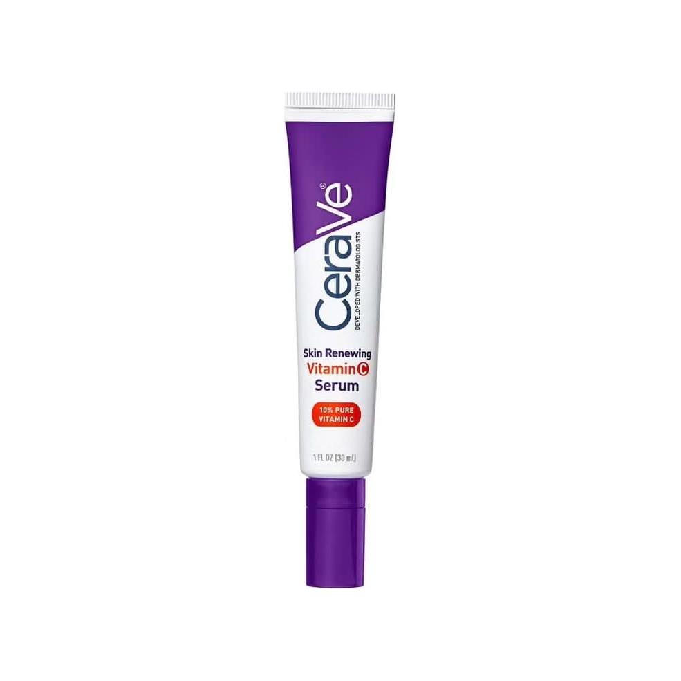 CeraVe Skin Renewing Serum con Vitamina C Pura al 10% – 30ml | Cuidado Antioxidante Iluminador e Hidratante
