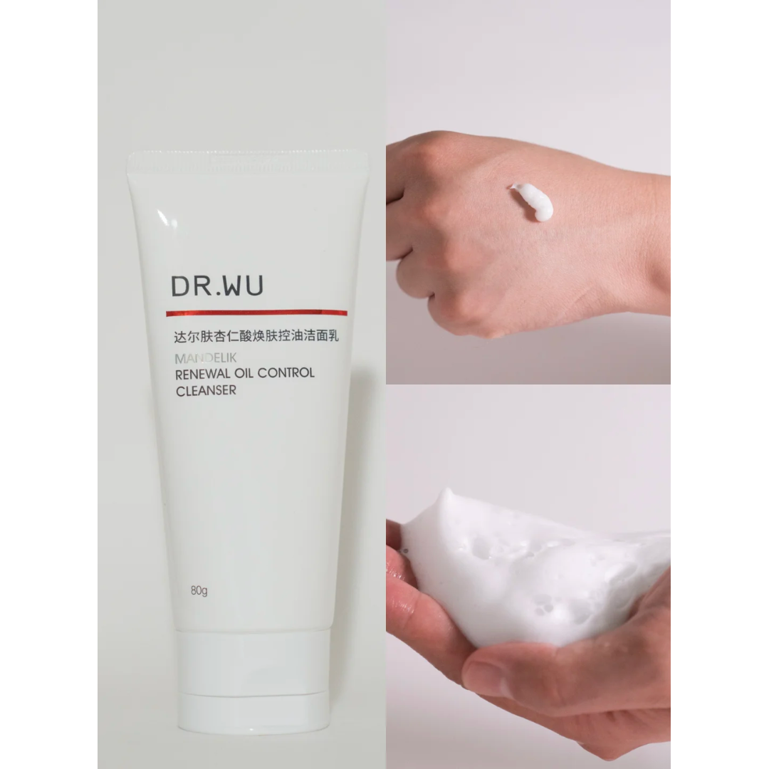 DR. WU Mandelik Renewal Oil Control Cleanser 80g – Control de grasa