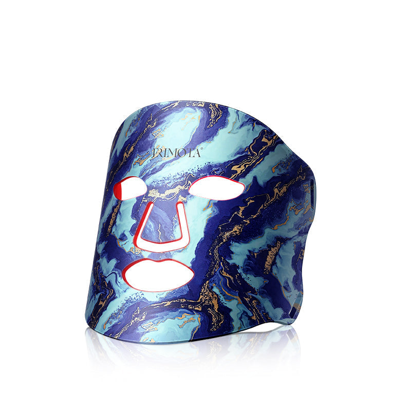 Medidor de mascarilla ERIMOTA – Dispositivo LED de luz estrecha de 3 colores | Azul, Rosa y Tercera longitud de onda | Escudo y rejuvenecimiento de la piel