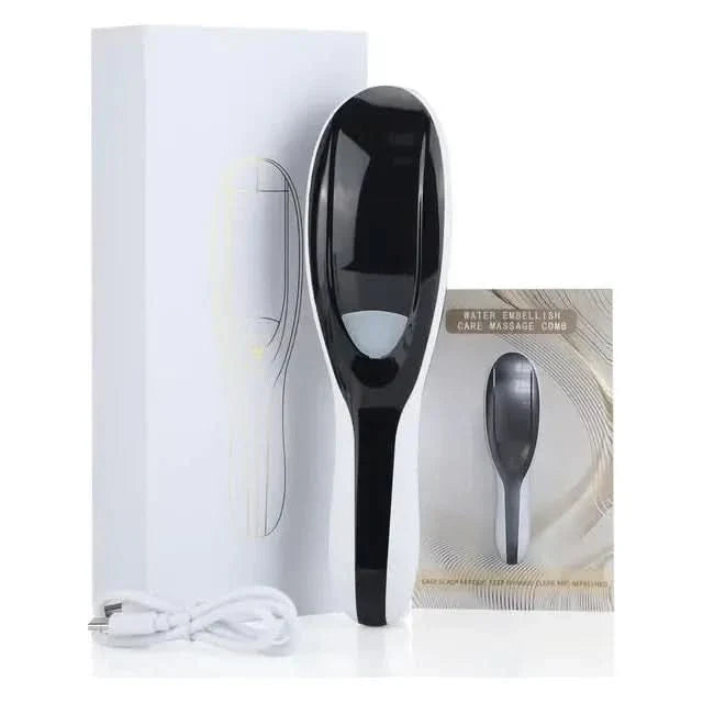 Electric Hair Massage Comb Meridian Therapy | Scalp Massager for Stress Relief & Hair Growth - Glam Global UKGlam Global UK