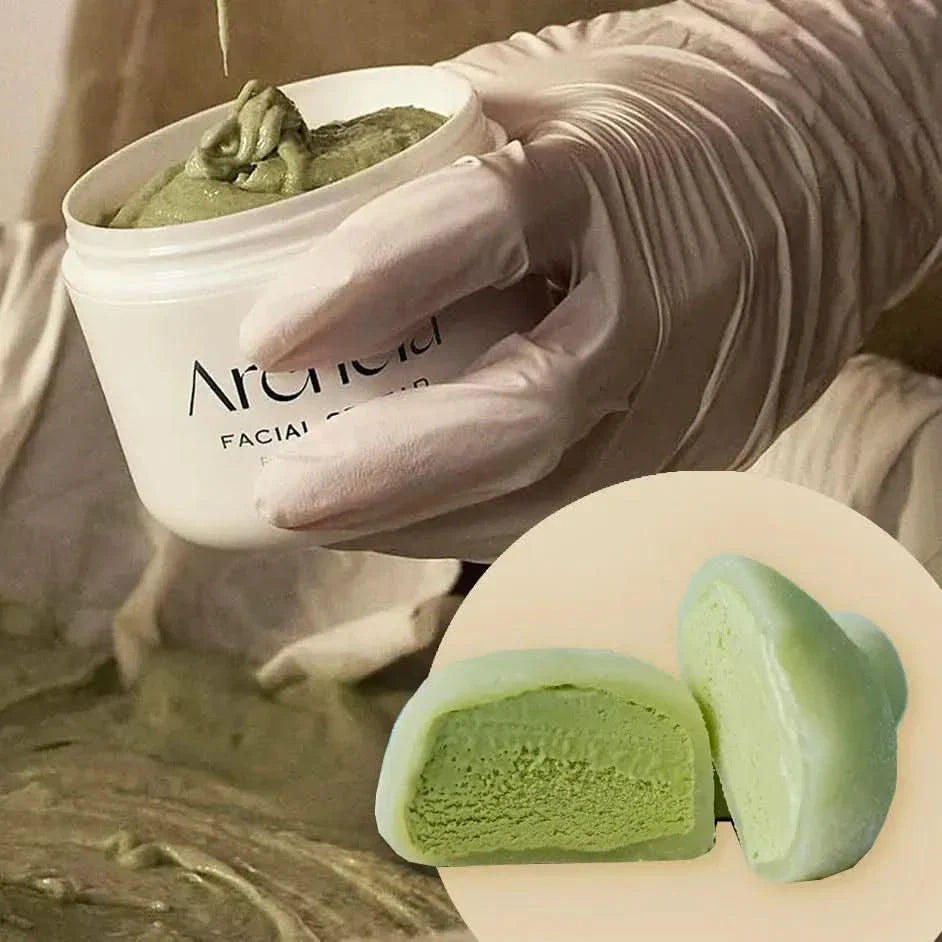 Limpiador Arencia Fresh Green Rice Mochi - 120g | Limpiador purificante y mascarilla de arcilla 2 en 1