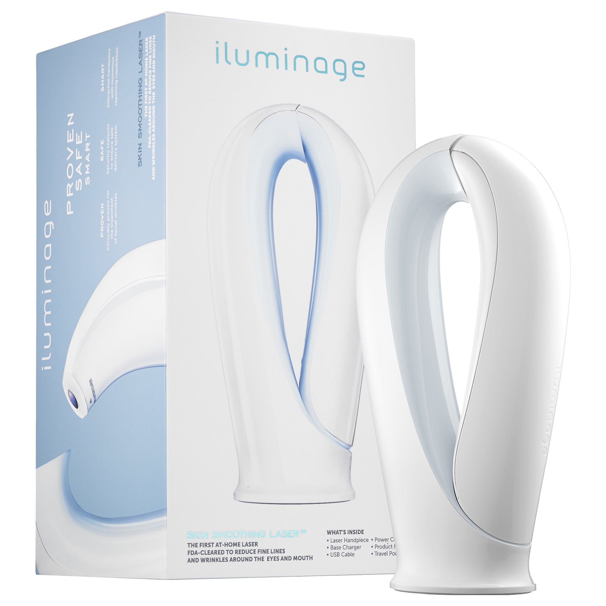 ILUMINAGE At-Home Skin Smoothing Laser Anti-Aging Device (FDA-Cleared)
