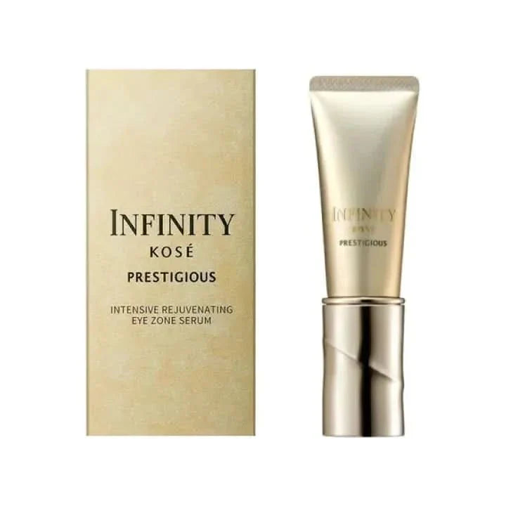 Kosé Infinity Serum Zonal para Ojos Prestigious Beauty – 25g | Tratamiento Reafirmante e Iluminador para el Contorno de Ojos para Líneas de Expresión y Luminosidad