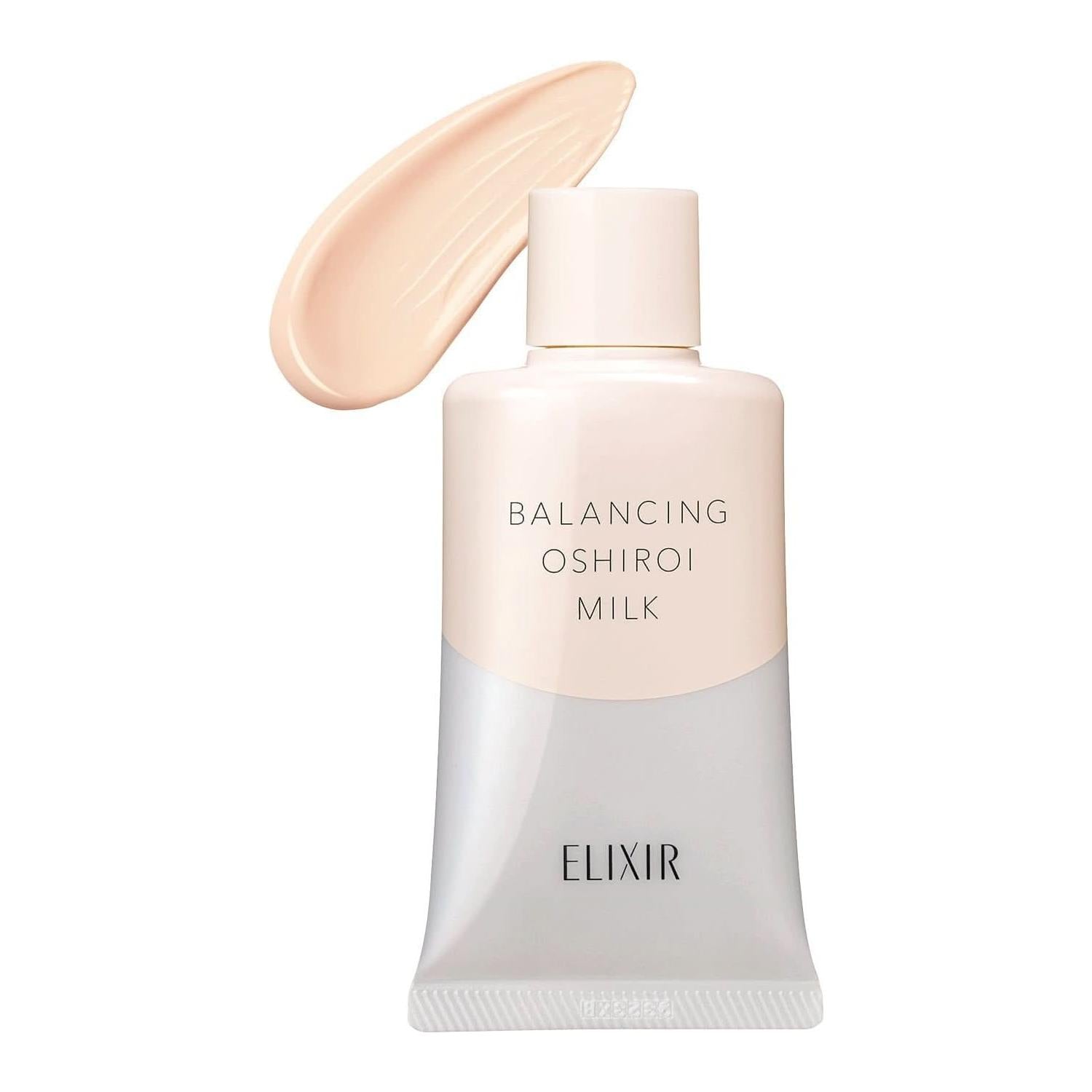 Shiseido Elixir Reflet Balancing Oshiroi Milk C SPF 50+ PA++++ – 35 g | Hidratante con color para difuminar los poros