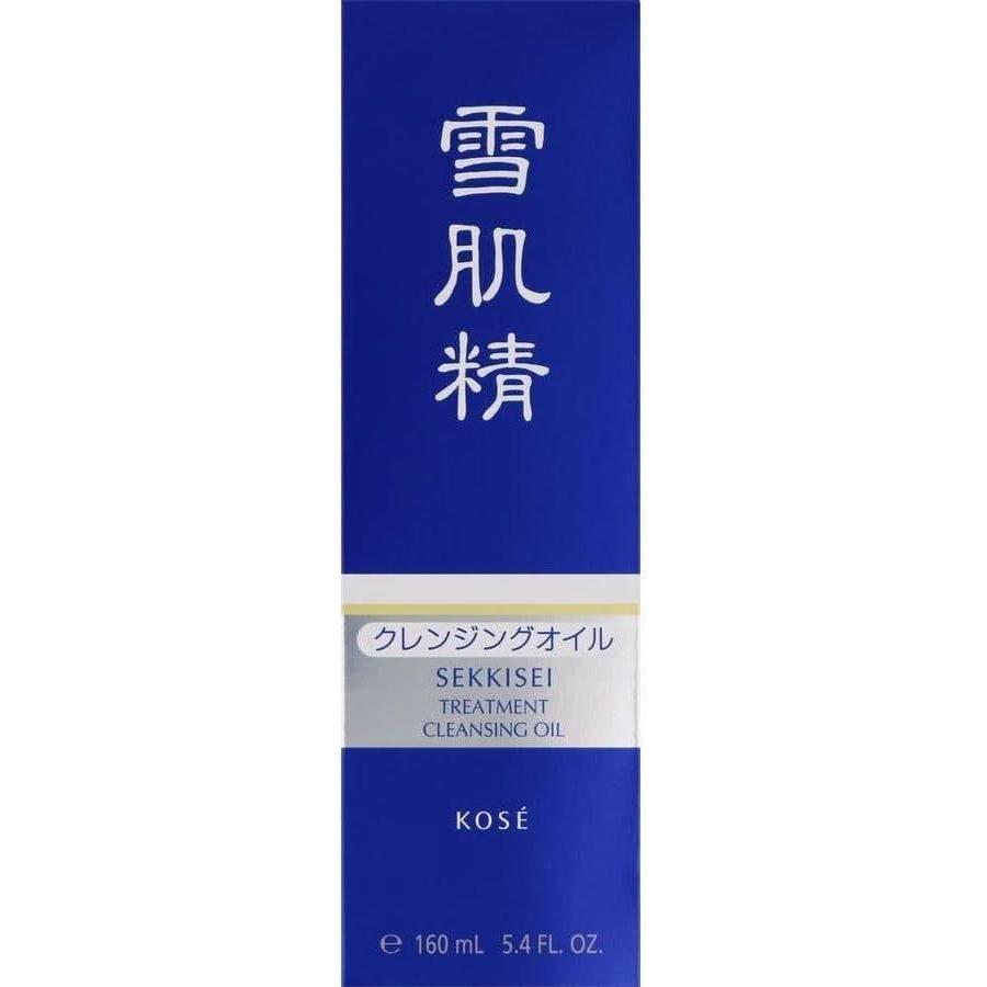 Kosé Sekkisei Treatment Cleansing Oil – 160ml | Limpiador facial con aceites botánicos para una piel suave y radiante