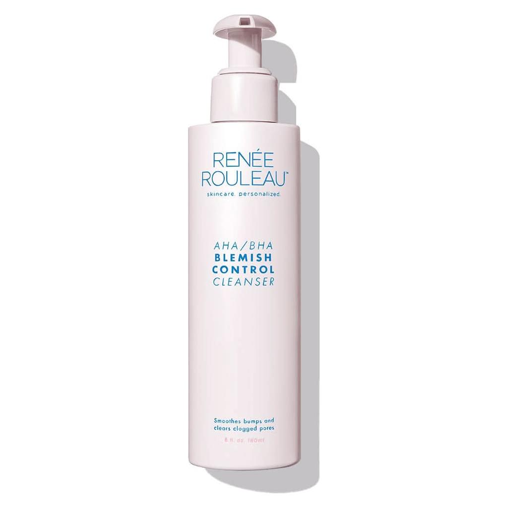 Limpiador Renee Rouleau AHA/BHA para control de imperfecciones – 180ml | Limpiador facial exfoliante para brotes, puntos negros y tono de piel irregular